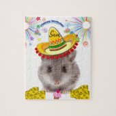 Happy Birthday Jigzaag Puzzle Mice Legpuzzel (Verticaal)