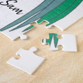 Happy Birthday Jigzaag Puzzle Rooster Legpuzzel (Zijkant)