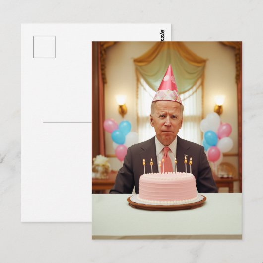 Happy Birthday Joe Briefkaart (Voorkant / Achterkant)