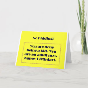 HAPPY BIRTHDAY JONGE VOLWASSENEN KIJKEN UIT KAART