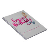 Happy Birthday Journal Notitieboek (Rechterzijde)