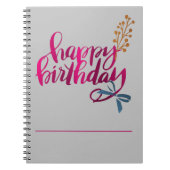 Happy Birthday Journal Notitieboek (Voorkant)