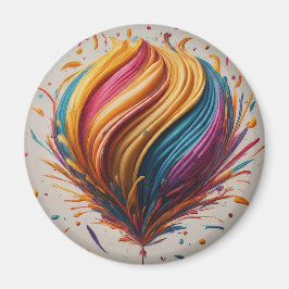 Happy Birthday Joy Circle Magneet