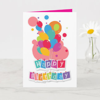 Happy Birthday – Joyful Celebration Design Kaart