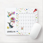 Happy Birthday Juli 2022 Kalender Muismat (Met muis)