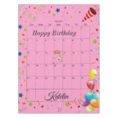 Happy Birthday Juli 2022 Tablecloth Tafelkleed (Voorkant)