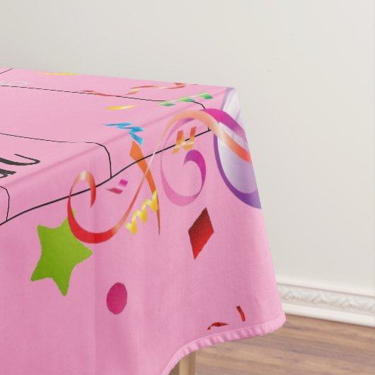 Happy Birthday Juli 2022 Tablecloth Tafelkleed (Voorbeeld)