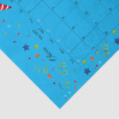 Happy Birthday Juli 2022 Weefselpapier Tissuepapier (Detail)