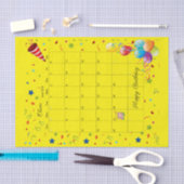 Happy Birthday June 2022 Tissue Paper Tissuepapier (Craft)