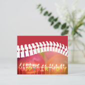 Happy Birthday-kaarsen en wervelkolom-chiropractis Briefkaart (Staand voorkant)