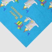 Happy Birthday-kaarsen voor weefselkaarsen Tissuepapier (Detail)