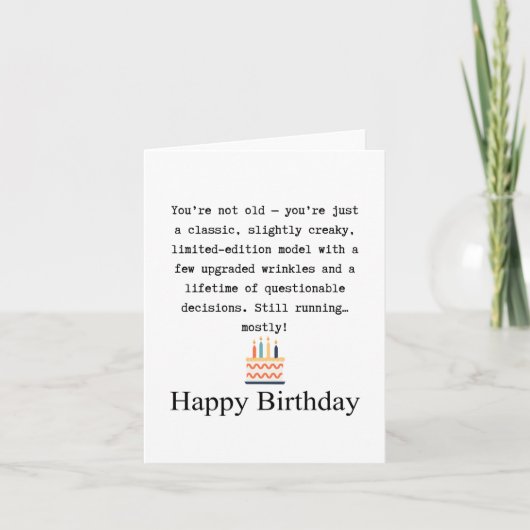 Happy birthday kaart (Voorkant)