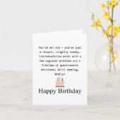 Happy birthday kaart (Gele Bloem)
