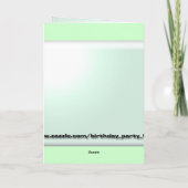 Happy Birthday Kaart (Achterkant)