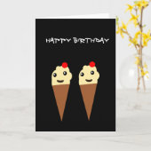 Happy Birthday Kaart (Gele Bloem)