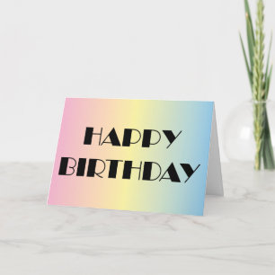 Happy Birthday Kaart