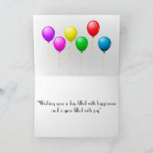 Happy Birthday Kaart (Binnen)