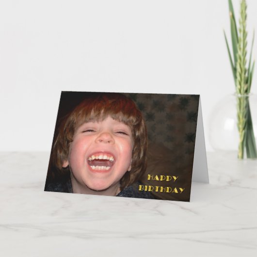 Happy Birthday Kaart (Voorkant)