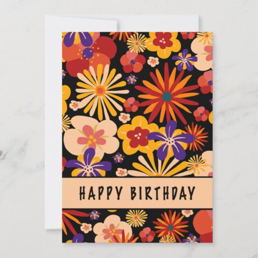 Happy Birthday Kaart (Voorkant)