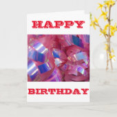 HAPPY BIRTHDAY KAART (Gele Bloem)