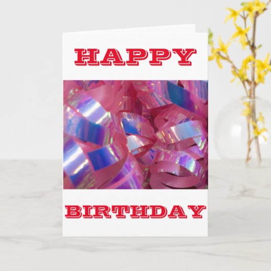 HAPPY BIRTHDAY KAART (Gele Bloem)