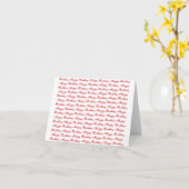 Happy Birthday Kaart (Gele Bloem)