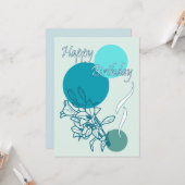 Happy Birthday Kaart (Voorkant / Achterkant in situ)