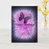 Happy Birthday Kaart (Gele Bloem)