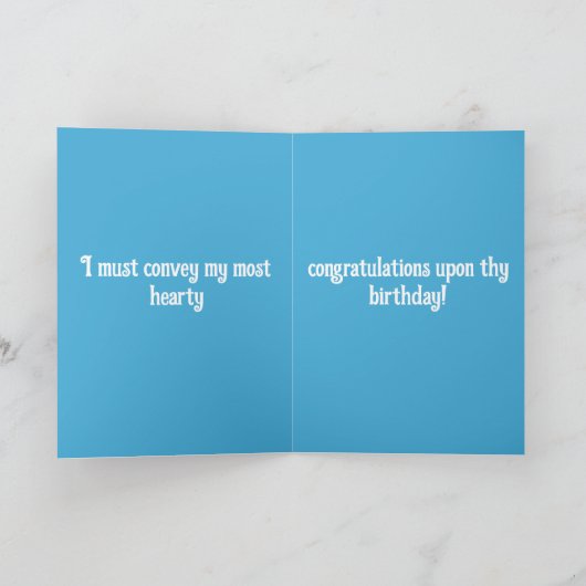 Happy Birthday Kaart (Binnen)