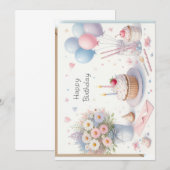 Happy Birthday Kaart (Voorkant / Achterkant)