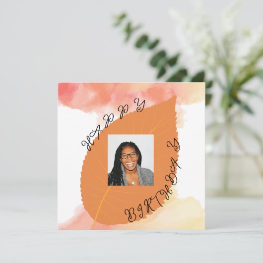 Happy Birthday Kaart (Staand voorkant)