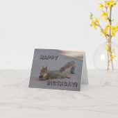 Happy Birthday Kaart (Gele Bloem)