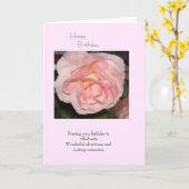 Happy Birthday Kaart (Gele Bloem)