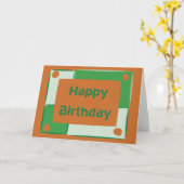 Happy Birthday Kaart (Gele Bloem)
