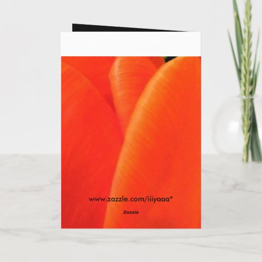 Happy Birthday Kaart (Achterkant)