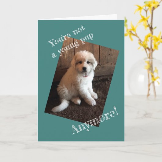 Happy Birthday Kaart (Gele Bloem)