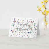 Happy Birthday Kaart (Gele Bloem)