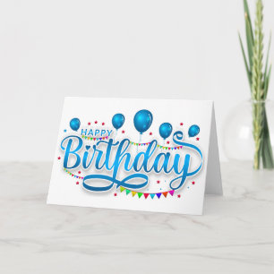 Happy Birthday Kaart