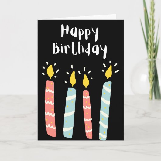 Happy Birthday Kaart (Voorkant)