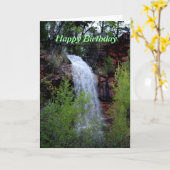 Happy Birthday Kaart (Gele Bloem)