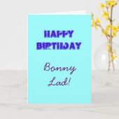 Happy Birthday Kaart (Gele Bloem)