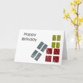 Happy Birthday Kaart (Gele Bloem)