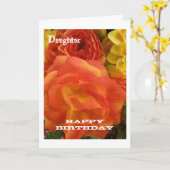 Happy Birthday Kaart (Gele Bloem)