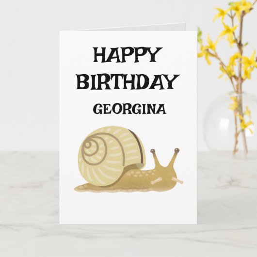 HAPPY BIRTHDAY KAART (Gele Bloem)