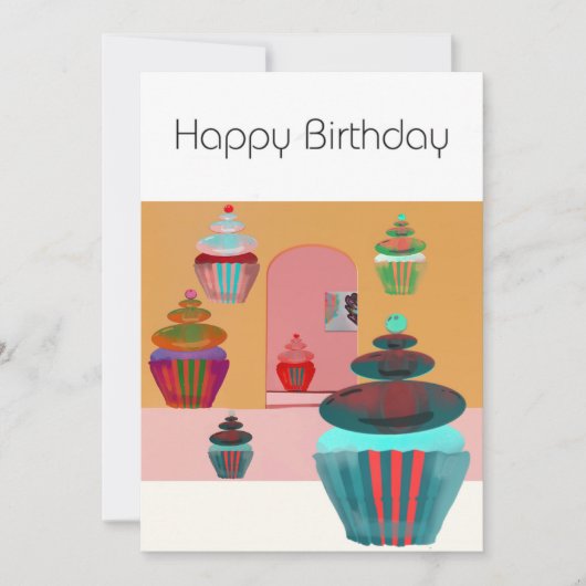 Happy Birthday Kaart (Voorkant)