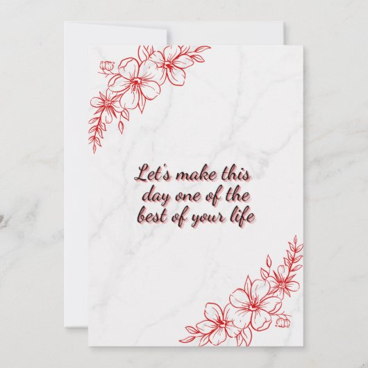 Happy Birthday Kaart (Achterkant)