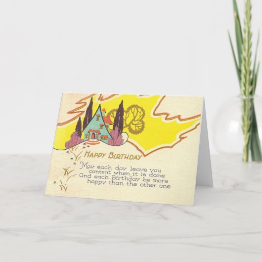 Happy Birthday Kaart (Voorkant)