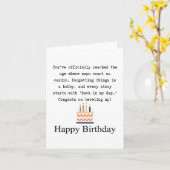 Happy birthday kaart (Gele Bloem)