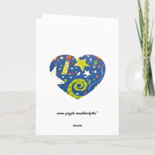 Happy Birthday Kaart (Achterkant)