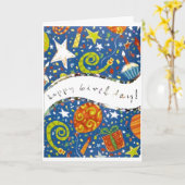 Happy Birthday Kaart (Gele Bloem)